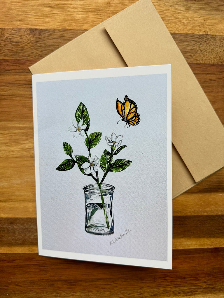 "Thinking of You" greeting card