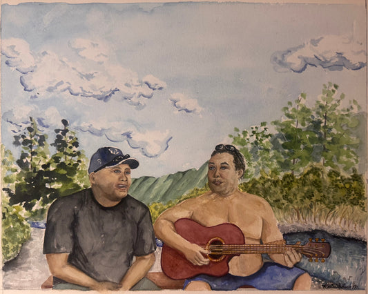 A Watercolor Painting that Makes Me Feels Emotional