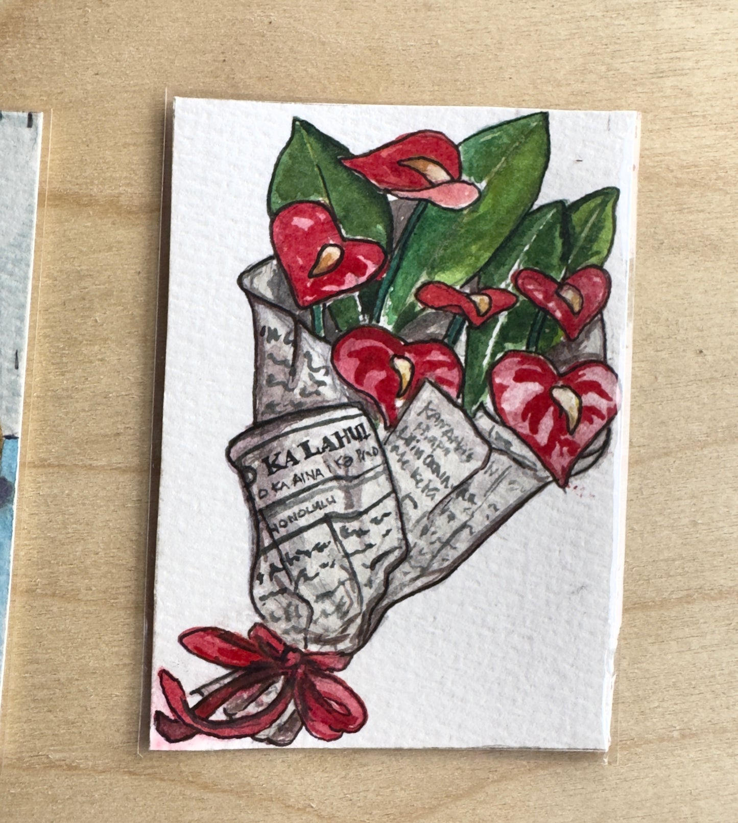 “Anthurium nūpepa bouquet” mini original