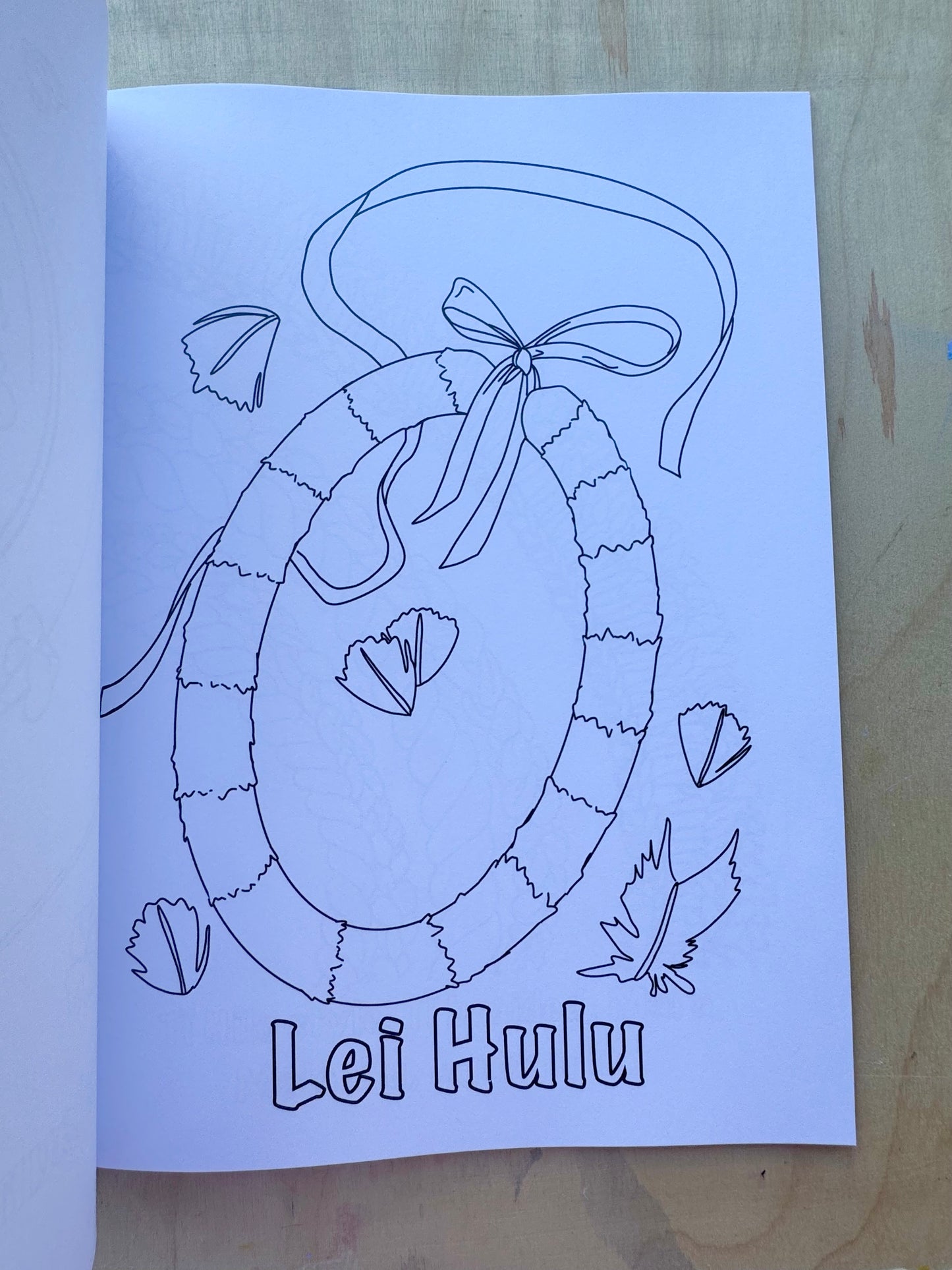 Nā Lei Coloring Book