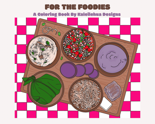 For The Foodies Coloring Book