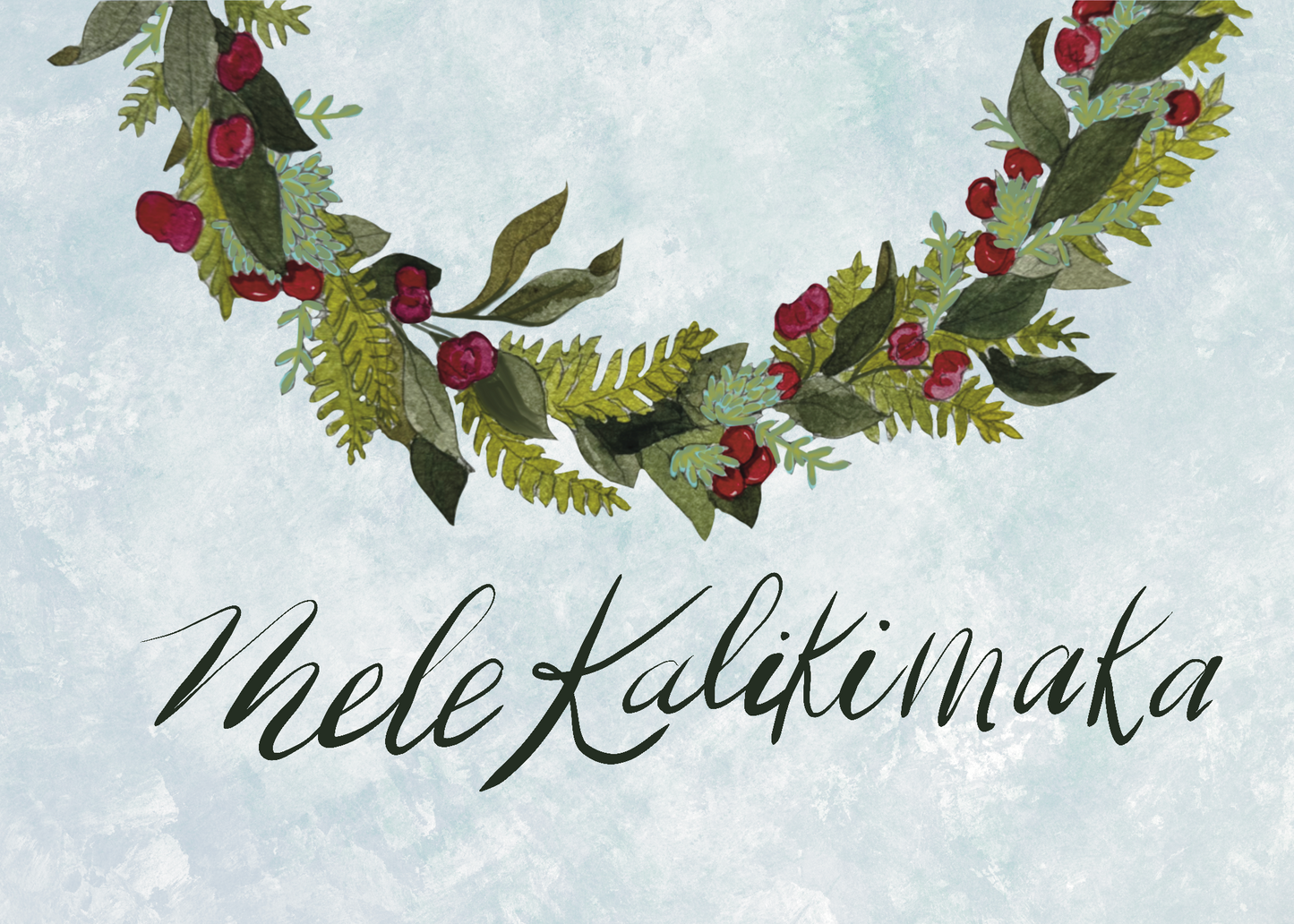 Mele Kalikimaka greeting cards